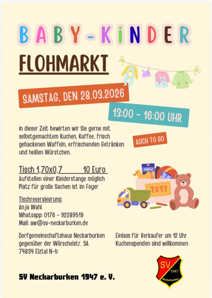Flyer Flohmarkt